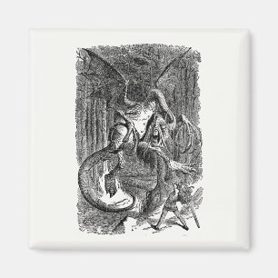 Alice Through the Looking Glass - The Jabberwocky Magnet