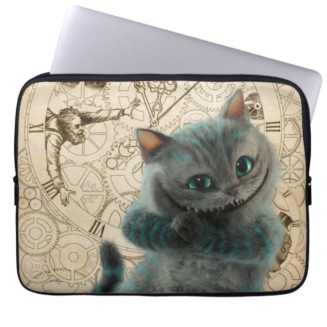 Alice Thru the Looking Glass | Cheshire Cat Grin Laptop Sleeve (Front)