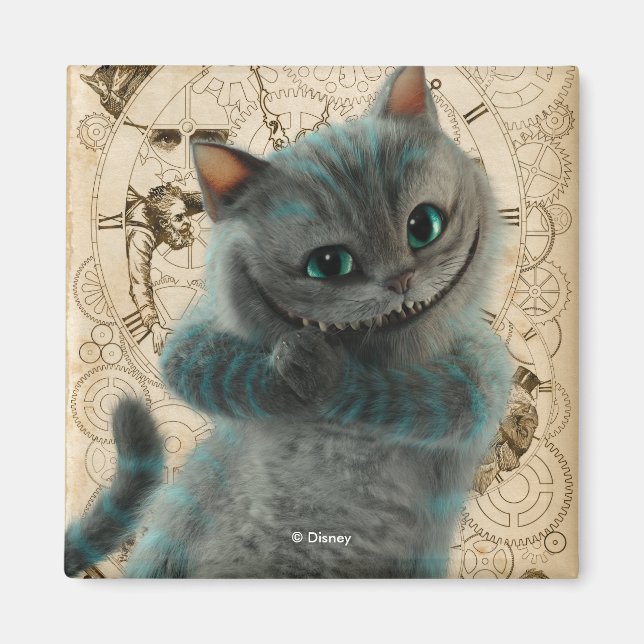 Alice Thru the Looking Glass | Cheshire Cat Grin Magnet (Front)