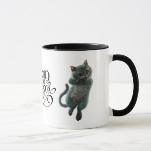 Alice Thru the Looking Glass   Cheshire Cat Grin Mug