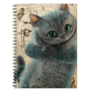 Alice Thru the Looking Glass   Cheshire Cat Grin Notebook