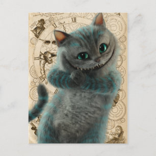 Alice Thru the Looking Glass   Cheshire Cat Grin Postcard