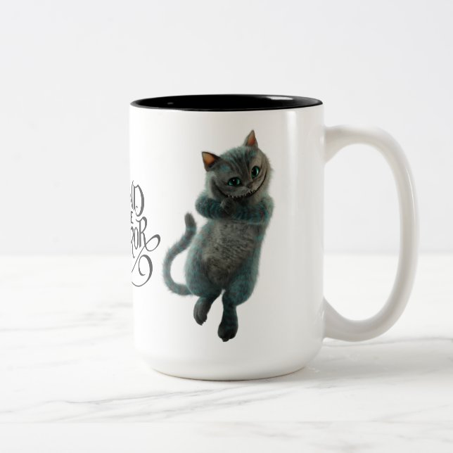 Alice Thru the Looking Glass | Cheshire Cat Grin Two-Tone Coffee Mug (Right)