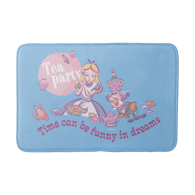 Alice | Time Can Be Funny In Dreams Bath Mat (Front)