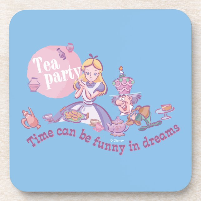 Alice | Time Can Be Funny In Dreams Coaster (Front)