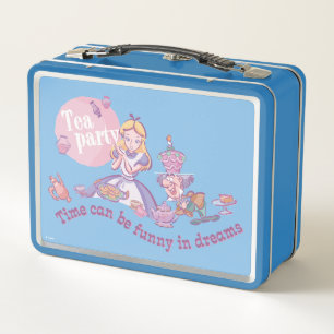 Alice   Time Can Be Funny In Dreams Metal Lunch Box