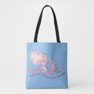 Alice   Time Can Be Funny In Dreams Tote Bag