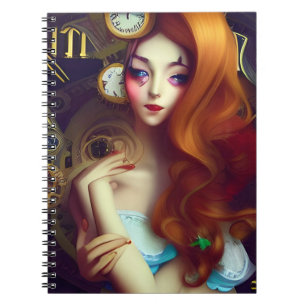 Alice Time Keeps Moving AI Generated Art Notebook