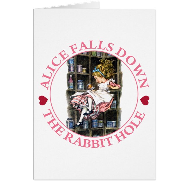 ALICE TOMBE LE TROU DE RABBBIT (Devant)