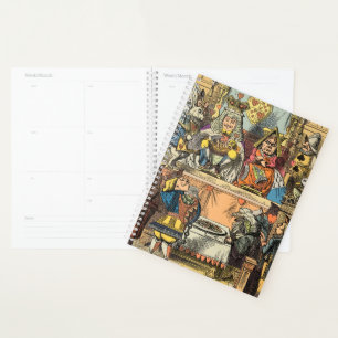 Alice Trial of the Knave of Hearts Vintage Planner