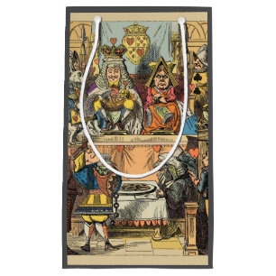 Alice Trial of the Knave of Hearts Vintage Small Gift Bag
