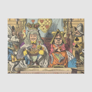 Alice Trial of the Knave of Hearts Vintage Tissue Paper