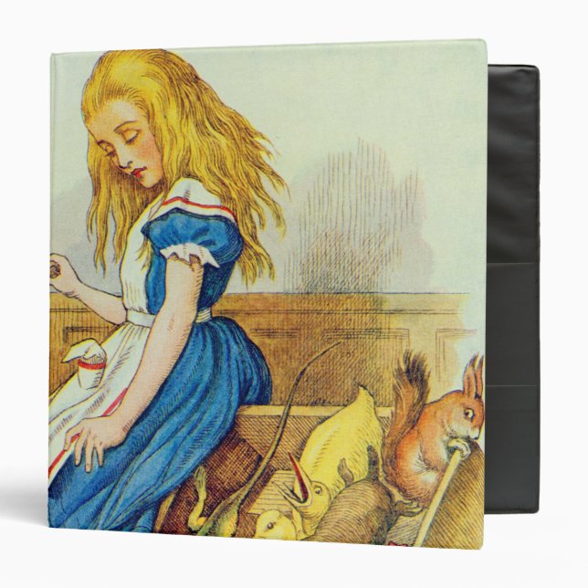 Alice Upsets the Jury-Box Binder (Front/Inside)