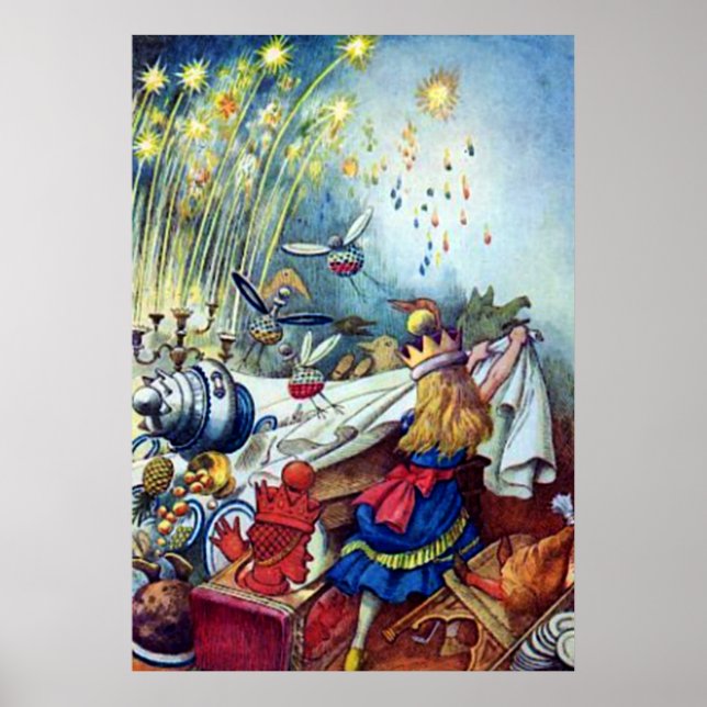 Alice Upsets the Table Poster (Front)