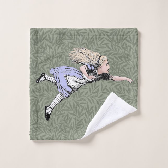 Alice volante au pays des merveilles (Gant de toilette)