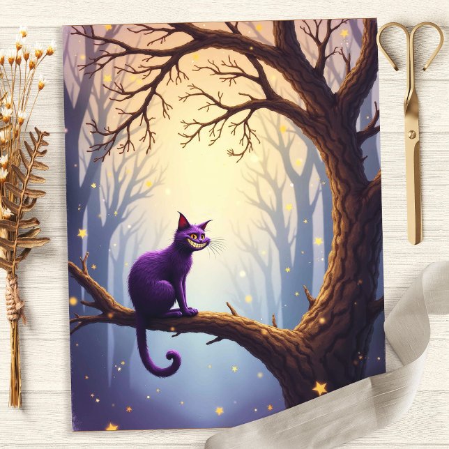 Alice Whimsical Cheshire Cat Arbre de chats papier (Créateur téléchargé)