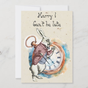 Alice - White Rabbit 1865 Card
