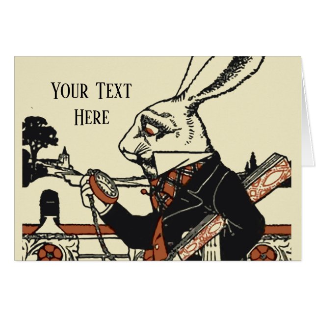 Alice White Rabbit Classic Wonderland (Devant horizontal)