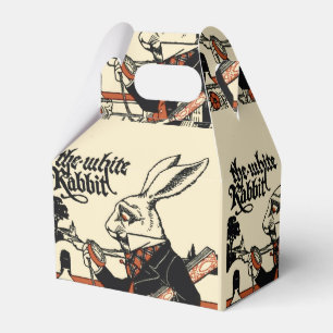 Alice White Rabbit Classic Wonderland  Favor Box