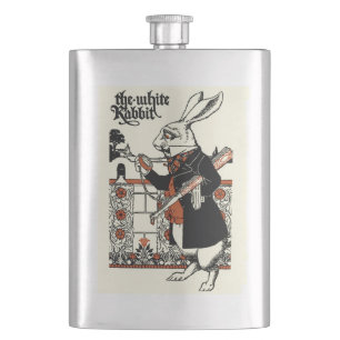 Alice White Rabbit Classic Wonderland Hip Flask