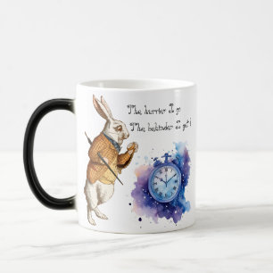 Alice - White Rabbit -The hurrier I go Magic Mug