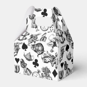 Alice White Rabbit Wonderland Cheshire Cat Favor Box