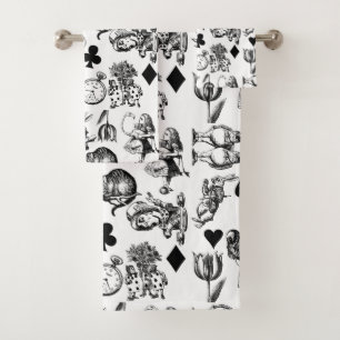 Alice White Rabbit Wonderland Classic Bath Towel Set