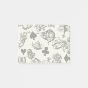 Alice White Rabbit Wonderland Classic Post-it Notes