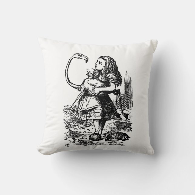 Alice with Flamingo Pillow (Front)