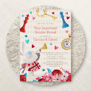 Alice Wonderland Genre Reveillez Invitation