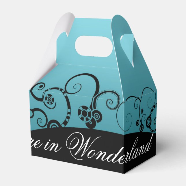 Alice's Adventure in Wonderland Favor Box (Front Side)