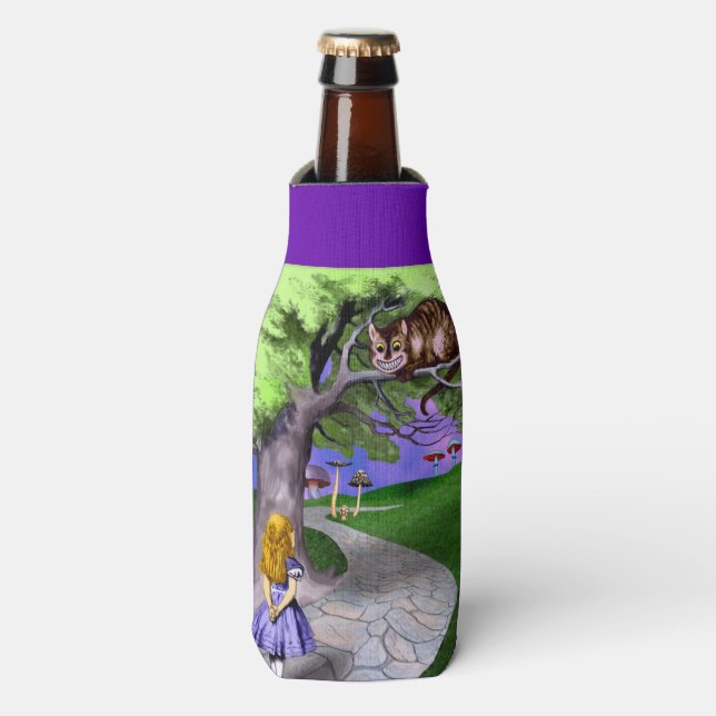 Alice's Adventures in Wonderland Bottle Cooler (Bottle Front)