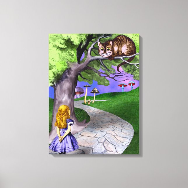 Alice's Adventures in Wonderland Canvas Print (Front)
