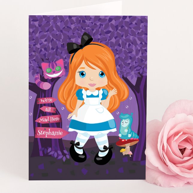 Alice's Adventures in Wonderland Carte personnalis (Créateur téléchargé)