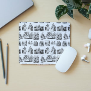 Alice's Adventures in Wonderland Pattern Mouse Pad