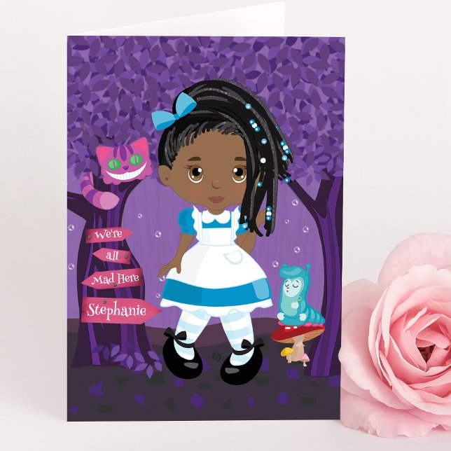Alice's Adventures in Wonderland Personalized Card (Creator Uploaded)