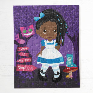 Alice's Adventures in Wonderland Personalized Jigs Jigsaw Puzzle