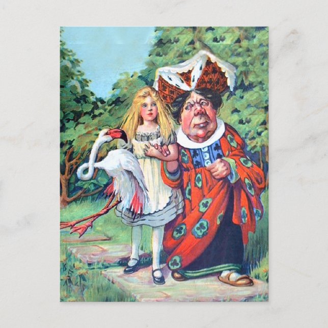 Alice's Adventures in Wonderland Postcard (Front)