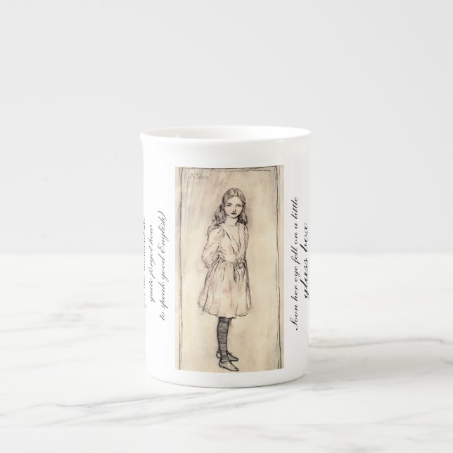 Alice's Adventures in Wonderland Quote Mug Style 2 (Front)