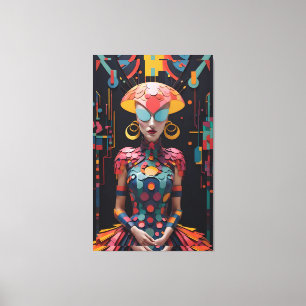 Alice's New Afternoon Tea Party - Ken Gauge Art Canvas Print