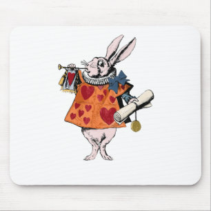 Alice's Rabbit in Wonderland Mouse Pad