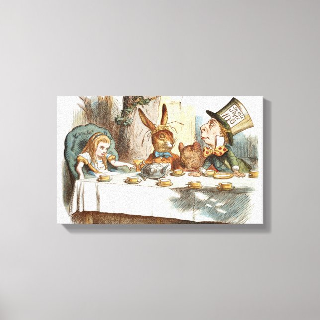 Alice's Tea Party Canvas Print (Front)