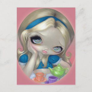 "Alice's Tea Party" Postcard