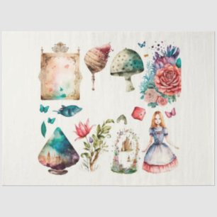 Alice's Tea Party Series Design 7 Tissue Paper