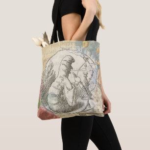 Alice's Wonderland Caterpillar: Original Tenniel  Tote Bag