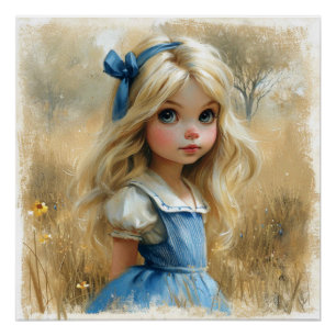 Alice's Wonderland Whirl: Wonderland Whimsy Poster