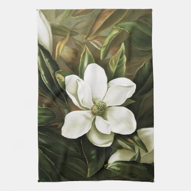 Alicia H. Laird: Magnolia Grandflora Kitchen Towel (Vertical)