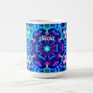 ALICIA ~ Pretty Glittery Pattern ~ Coffee Mug