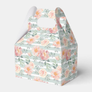 Alicia Rose Stripe Pattern Favor Box