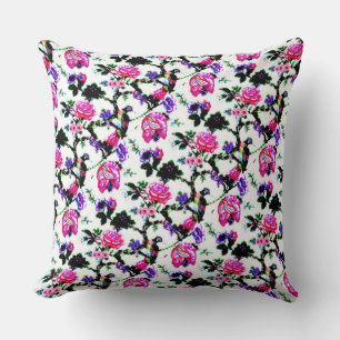 Alicia's Garden Throw Pillow